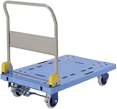 小型静音树脂台车 带脚刹 np-306gs 台车 搬运车